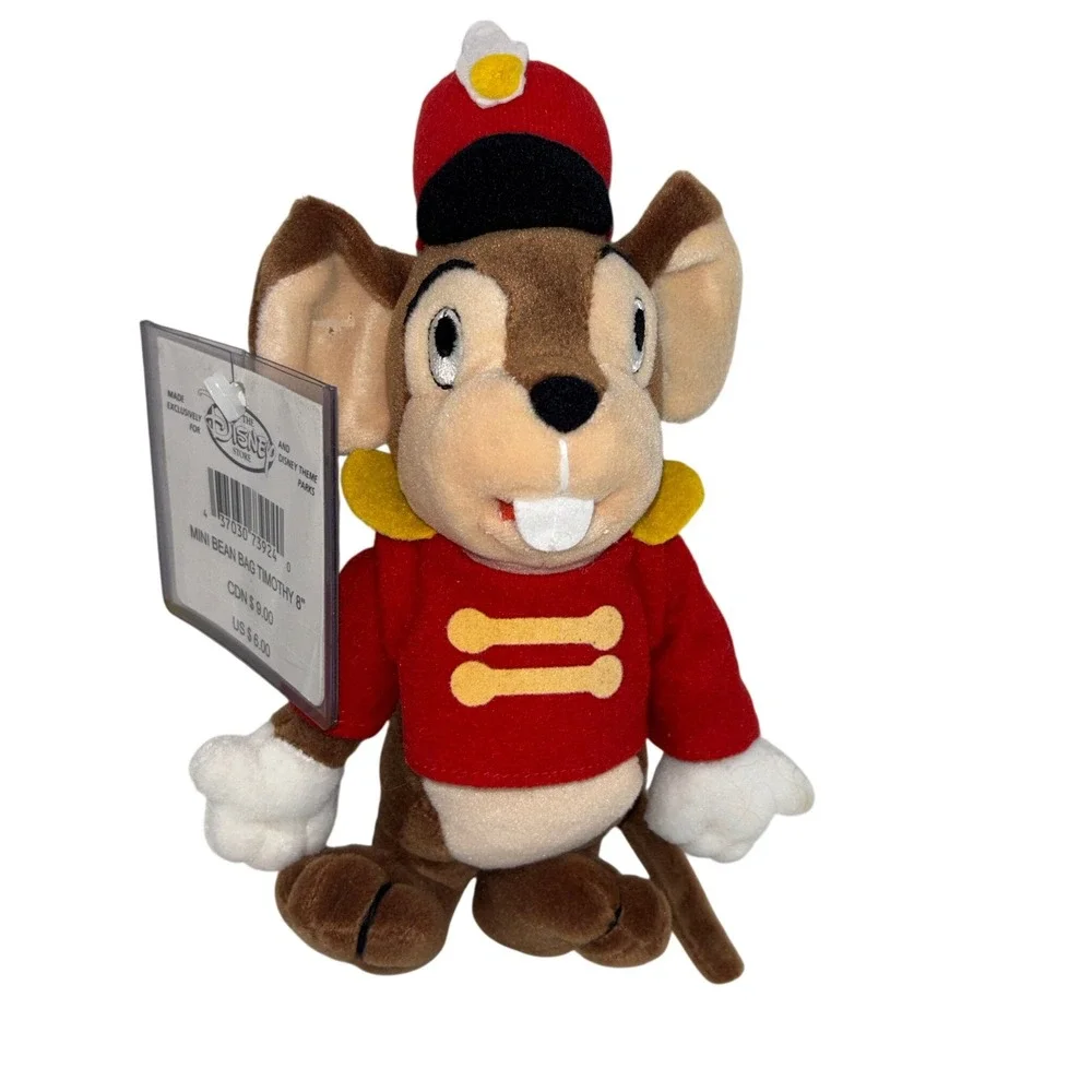 Disney Store Timothy Q Mouse Mini Bean Bag 8